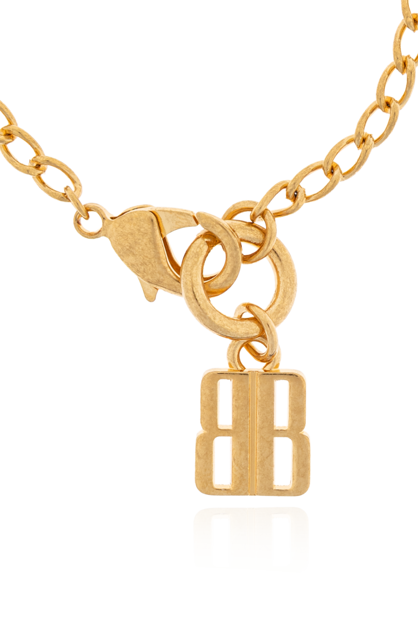 BALENCIAGA*装飾付き ラブロック ダブル ネックレス ゴールド BALENCIAGA】ラブロック ダブル装飾 ネックレス☆関税込
